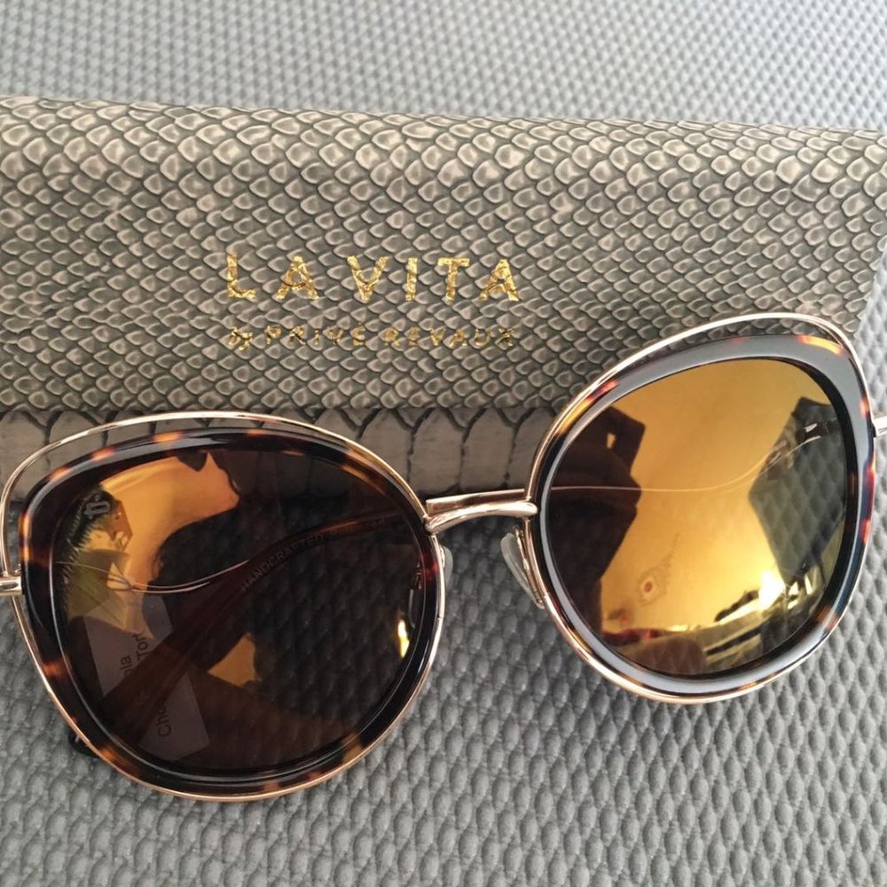 NWT Polarized Sunglasses - Deep Chocolate